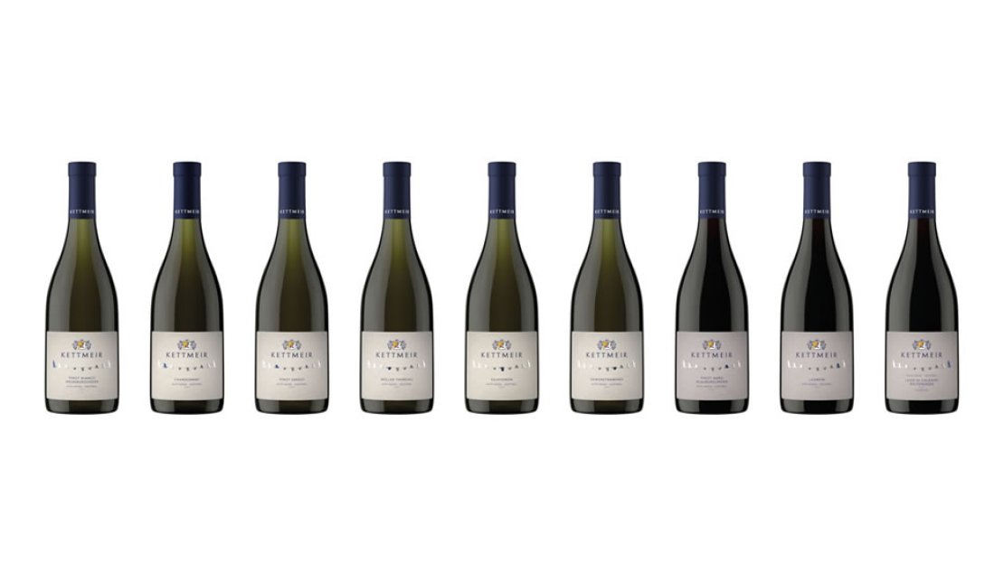Kettmeir presenta il restyling della Linea Classici Alto Adige DOC